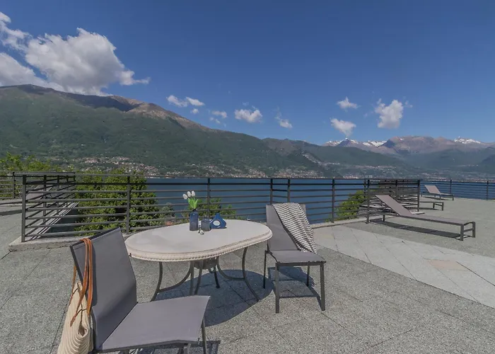 Brezza Del Lario Monolocale Giardino Vista *